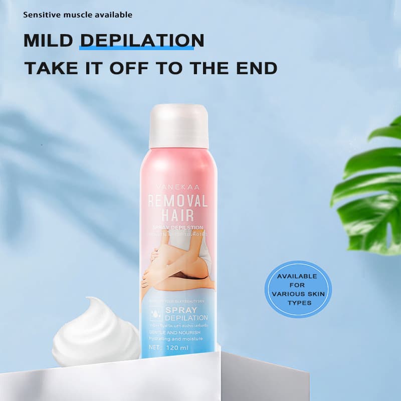 Cross-border VANEKAA Hair Removal Mousse Fast Hair Removal Gentle Clean Quick Smooth Skin Hair Removal Cream Wholesale