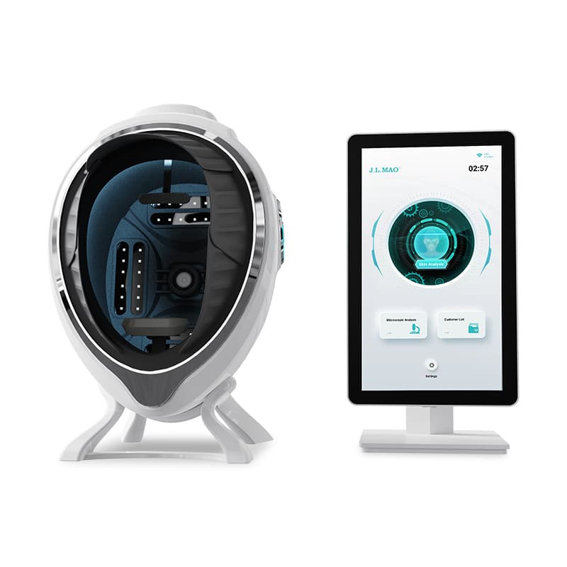 AI Smart Skin Analyzer Facial Magic Mirror, 10-Spectrum Beauty Salon Facial Device for Cross-border Use