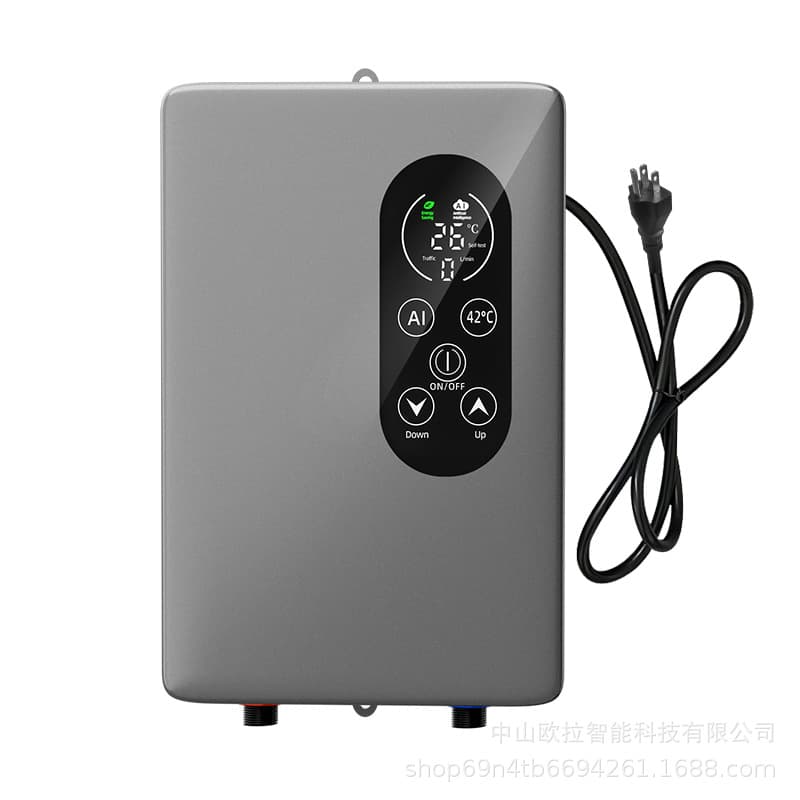 110V US/EU standard instant electric water heater, small household constant temperature shower, bathing, fast direct heating, bathroom