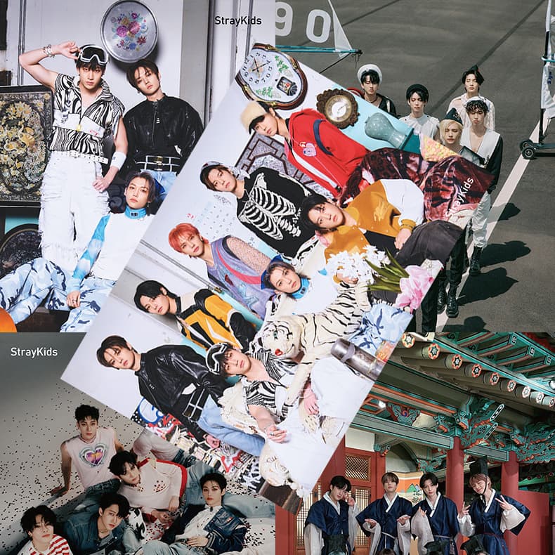 Stray Kids Poster Set - 8 High-Gloss Art Paper Sheets, K-Pop Boy Band Merch, Celebrity Photo, Dorm Wall Stickers