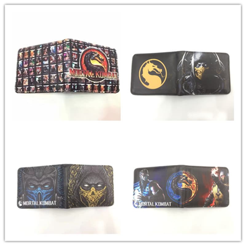 Mortal Kombat Mortal Kombat Fatal Fighting Short Coin Purse Demon Palace Empire Peripheral Leather Wallet