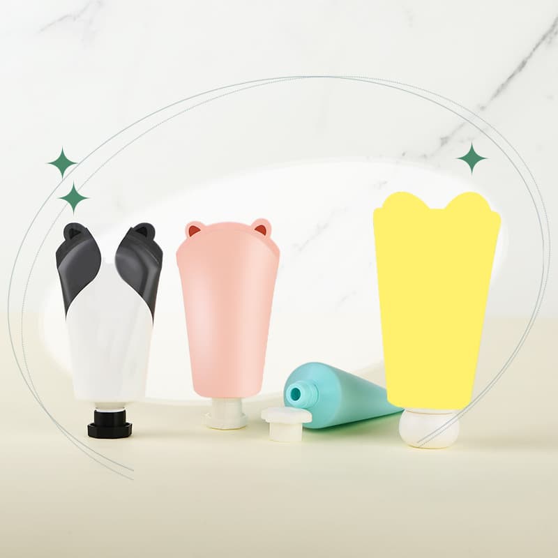 Special shape tail tube packaging, novel and unique sealed tail tube packaging, cosmetic PE tube factory Guangzhou
