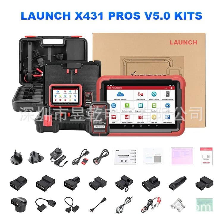 100% Original LAUNCH X-431 PROS V5.0 OBD2 Diagnostic Tool