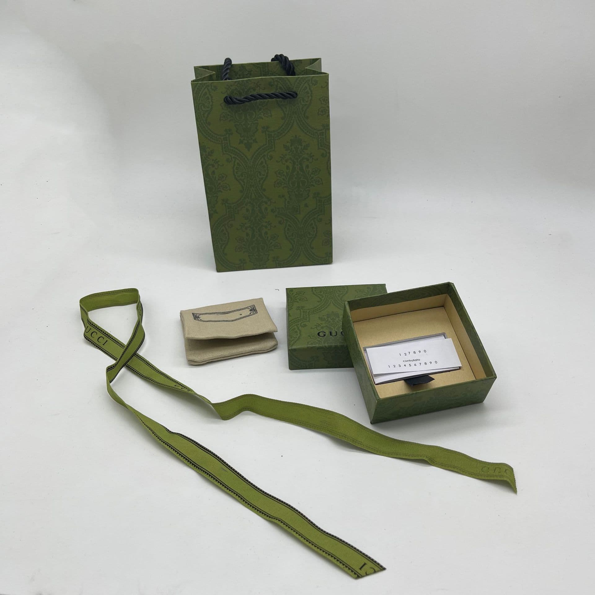 Green G Gucci Full Set Universal Packaging Gift Box Necklace Ring Bracelet Full Set Jewelry Box Factory Direct