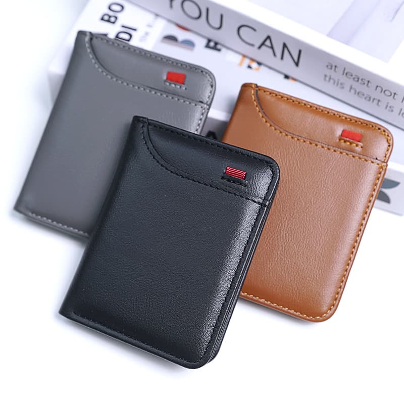 New card holder/cover, cross-border multi-slot vertical ID card holder, men's leather wallet/mini wallet.