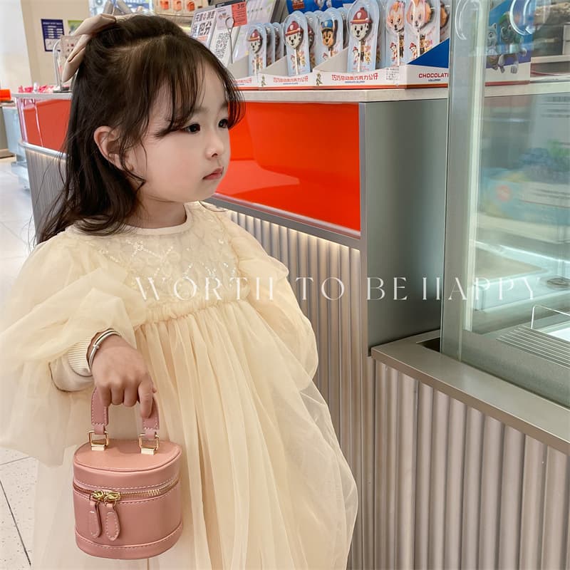 Trendy Kids' Bag New Korean Style Fashion Girls' Shoulder Bag Mini Cosmetic Bag Crossbody Bag Children's Handbag Small Purse