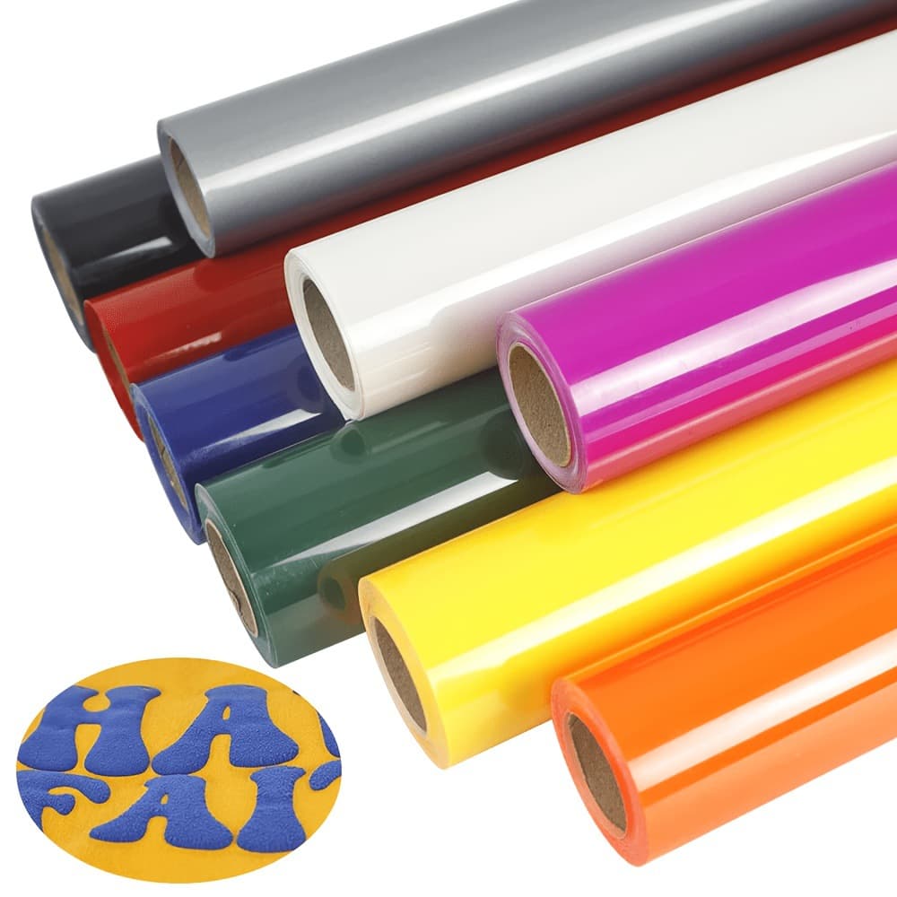20 roll set, A series 12inx4ft PVC small roll heat transfer film lettering film Amazon export foreign trade ironing