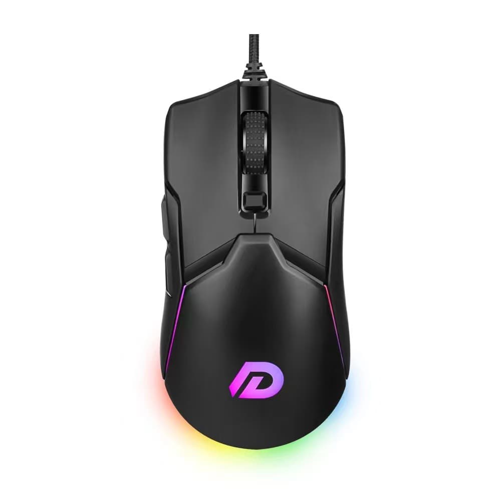 Wired Gaming Mouse with Macro Programming, RGB Lighting, Universal for Desktop and Laptop, Custom Mold