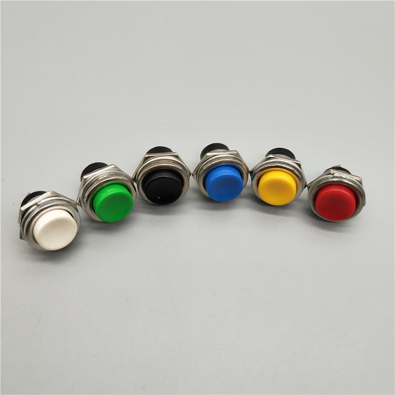10pcs 16mm small round self-reset non-locking momentary push button switches for electronic hanging scales