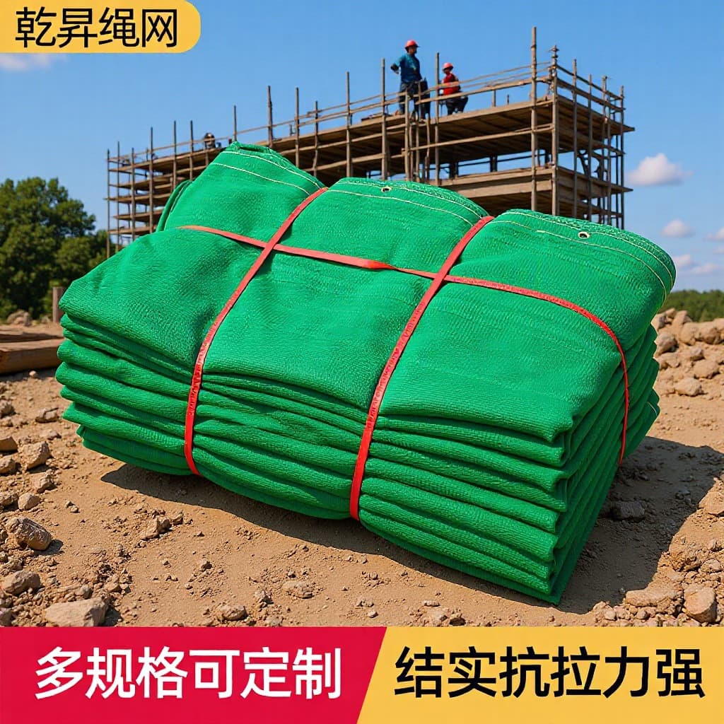 Fine Mesh Safety Net, Construction Site Dust Proof Flame Retardant Net, Site Protective Net, Sunshade Net, Green Fine Mesh Net