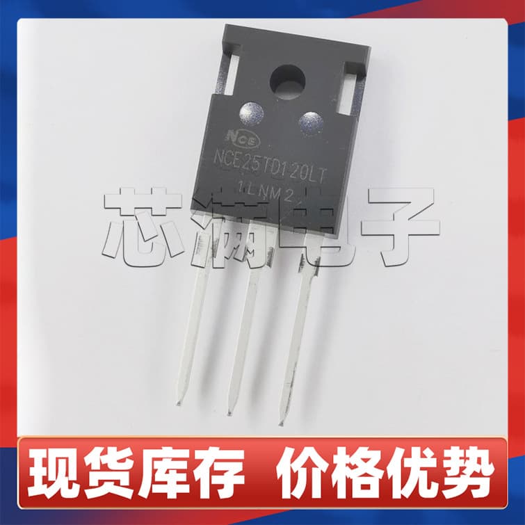 Original NCE25TD120LT 1200V 25A Through-Hole TO-247 High Voltage IGBT Power Transistor Thyristor