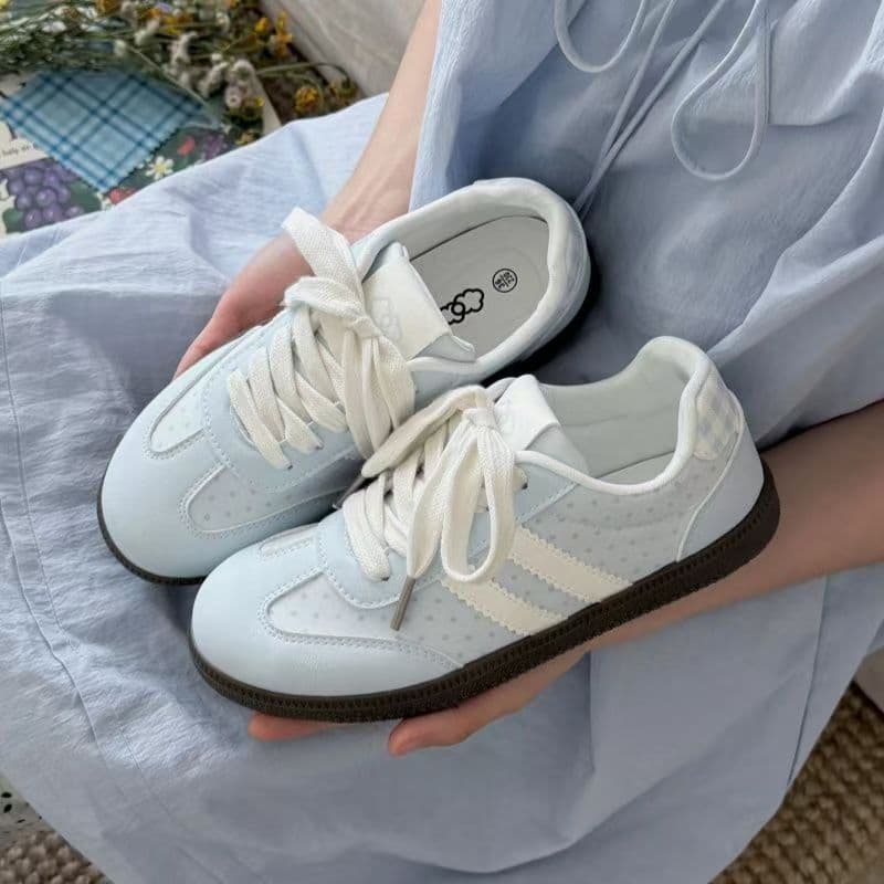 Lulu Dan autumn thick-soled sneakers for women 2026 new white shoes women's shoes versatile student moral training shoes trend