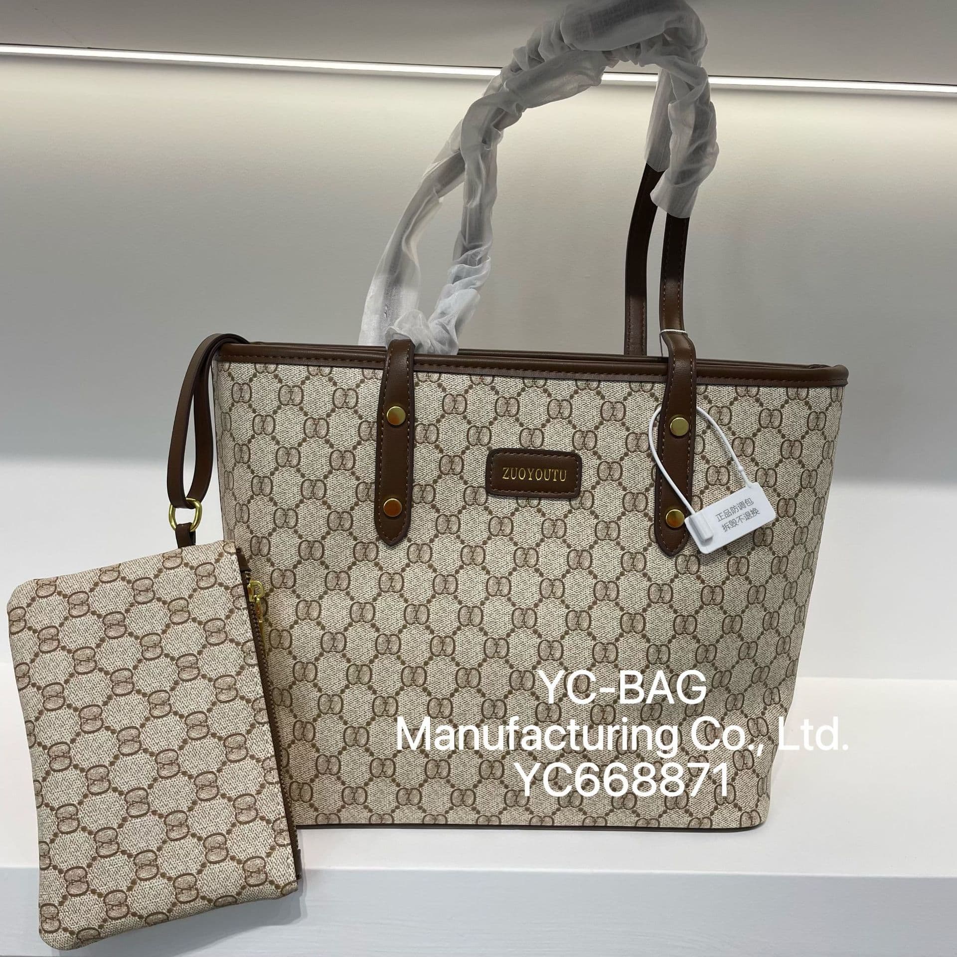 tote bag large-capacity printed mother-in-law tote bag 2026 new fashion Korean version one-shoulder retro European and American handbag