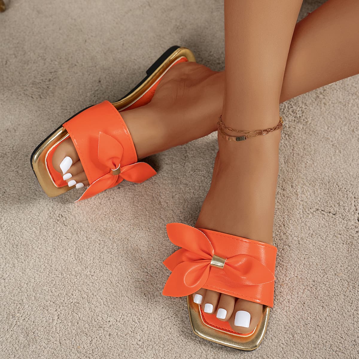 European and American Fashion Flat Sandals, Non-Slip, Versatile, New Summer Style, Fairy Outdoor Wholesale, Large Size