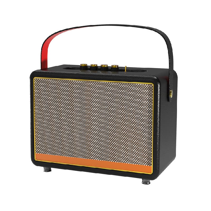 5.25-inch 60W retro U disk card subwoofer high volume heavy bass HIFI high quality Bluetooth speaker