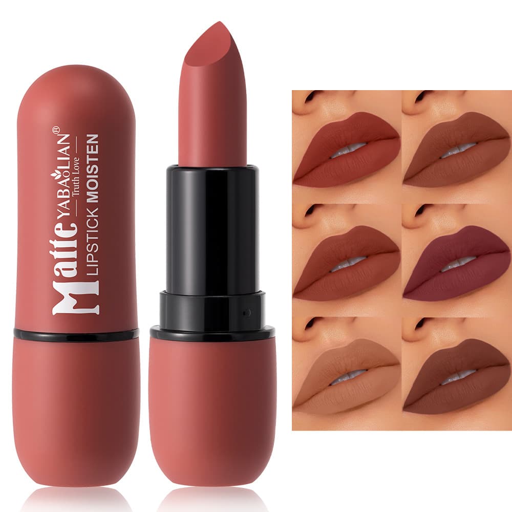 Cross-border Amazon E-commerce Matte Fog Lipstick Set Waterproof Lipstick Not Easy To Stick Cup Beauty Skin Care Makeup