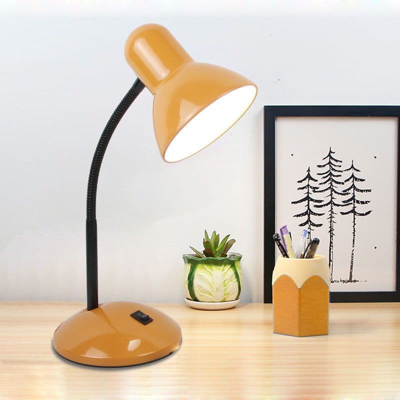 Replaceable Bulb Plug-in Eye-Caring Desk Lamp for Students Study Reading Light for Dormitory Bedroom Night Light