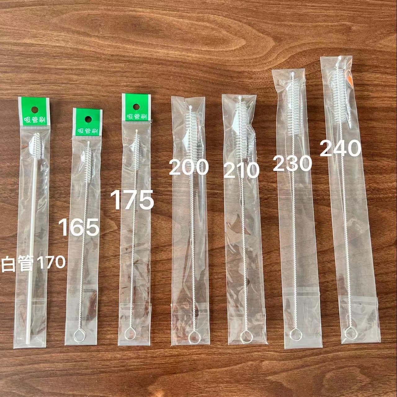 Stainless Steel Individually Packed Straw Brush Cleaning Brush Extended Baby Bottle Fruit Cup Water Cup Straw Cleaning Brush Head