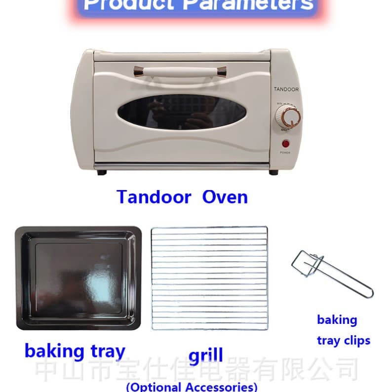 Spot European Regulations Factory Direct Sales 15 Liters Tandoor Tandoor Pancake Oven Pancake Machine with Accessories