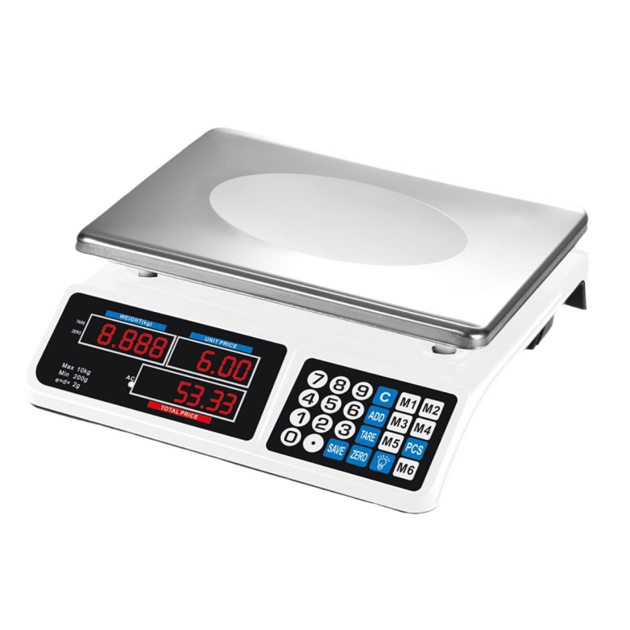 Cross-border Special Electronic Scale 809 Price Computing Scale Supermarket Fruit Weighing Scale Commercial Platform Scale for Vegetable Selling