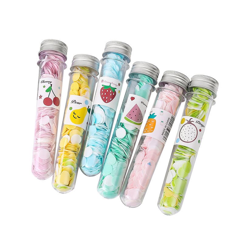 Portable Outdoor Hand Soap Paper Sheets - Travel Bottle Hand Washing Paper, Tube Flower-Shaped Disposable Soap