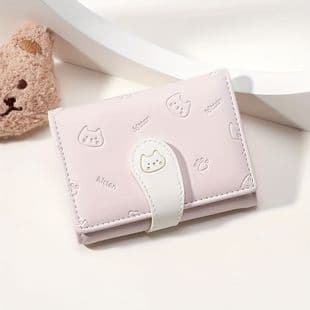 Women's Wallet Ins Style Compact Wallet Premium Foldable Short Clutch Cross-Border Mini Wallet