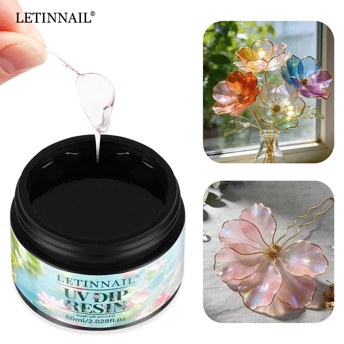 Nail polish glue flower glue nail salon home basic glue gel nail polish immersion LED