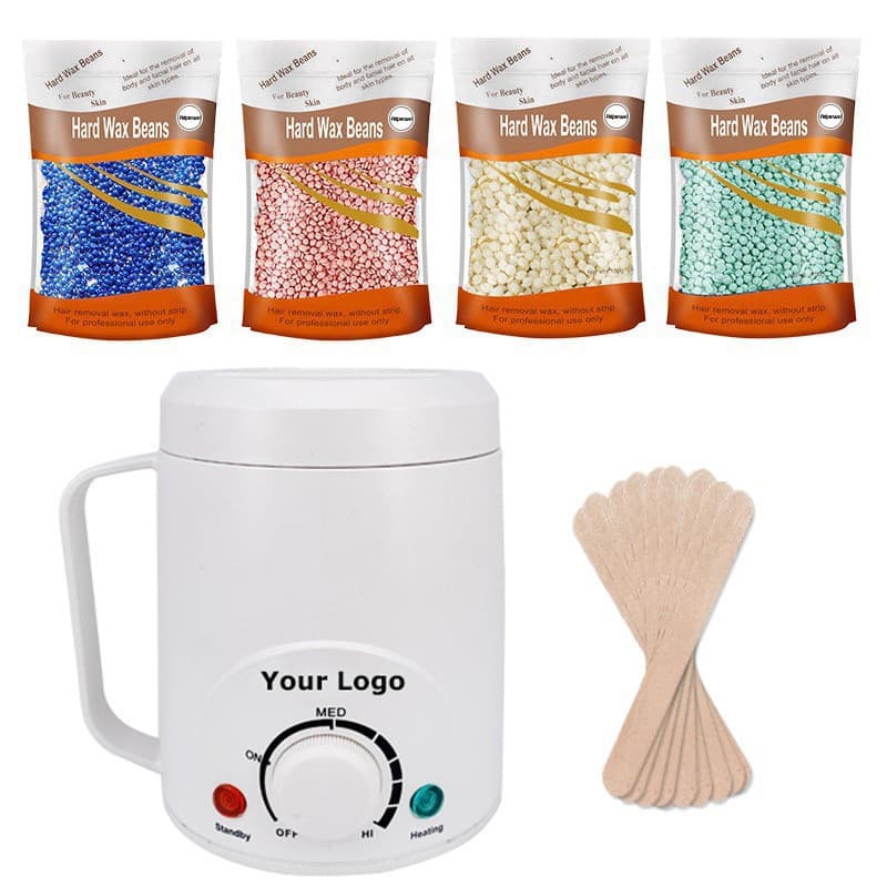 Wax Machine Private Mold Cup Handle Wax Therapy Machine Set Depilatory Wax Beans Melting Wax Machine Hot Selling Cross-border Amazon