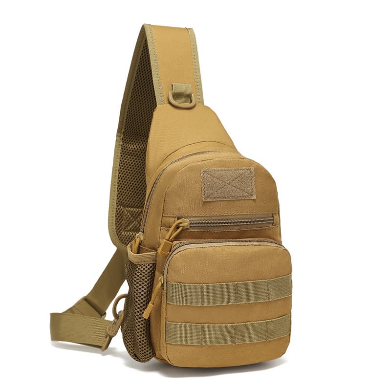 Men's Outdoor Cycling Sport Bag Convenient Diagonal Casual Single Shoulder Tactical Water Bottle Chest Bag Crossbody Oxford Cloth