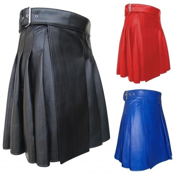 Men's AliExpress Hot Selling Best Seller Scottish Festival Kilt Men's Plaid Multi-color Leather Pleated Skirt