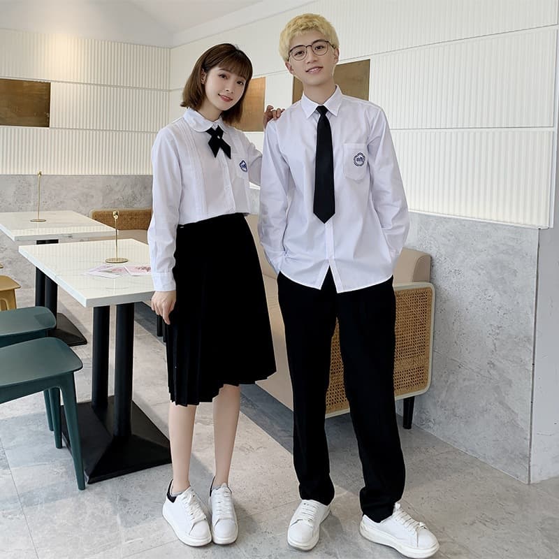 High School Affiliated to Normal University Graduating Class Uniform Set, British College Style, Autumn Sports Day Chorus Costume
