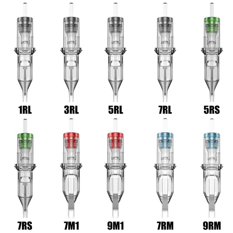 Cross-border Hot Selling Tattoo Integrated Needle Mixed Model Tattoo Cartridge with Packaging Compatible with Tattoo Pen Tattoo Tools