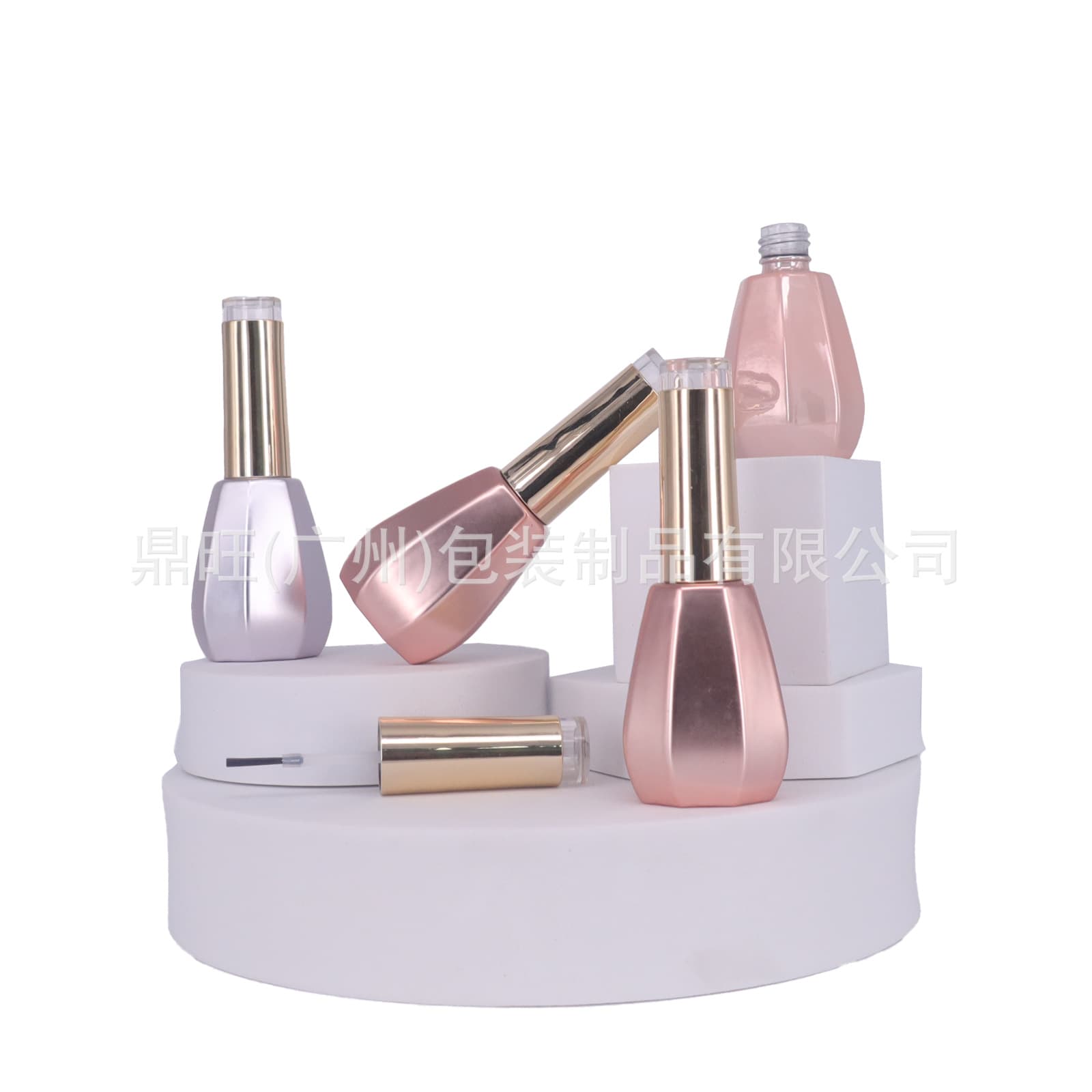 15ml Gel Polish Empty Bottle, Light-Proof Nail Polish Glass Bottle, Manicure Nail Polish Glass Refill Bottle