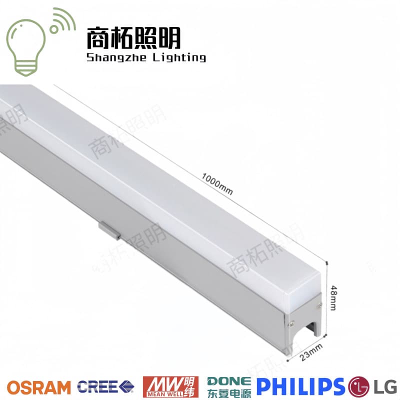 Factory Direct Outdoor Waterproof LED Linear Light RGB 512 External Control Guardrail Tube Seamless Connection Contour Light