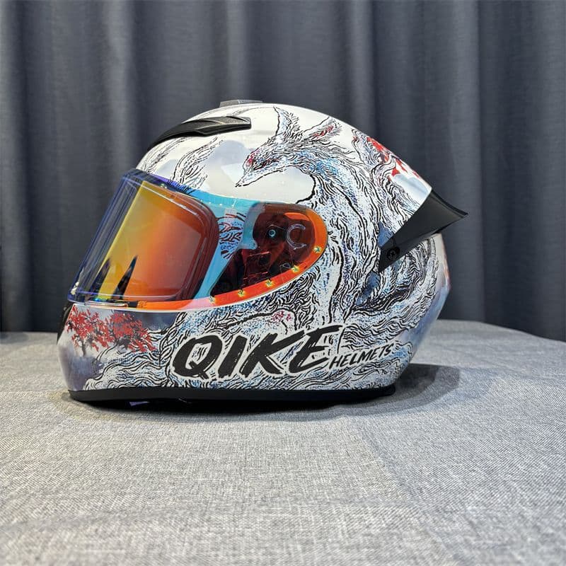 Motorcycle Helmet Certified, Unisex, All-Season, Personalized Aurora Lens Cap, Winter Motorcycle Bluetooth, Foreign Trade Wholesale