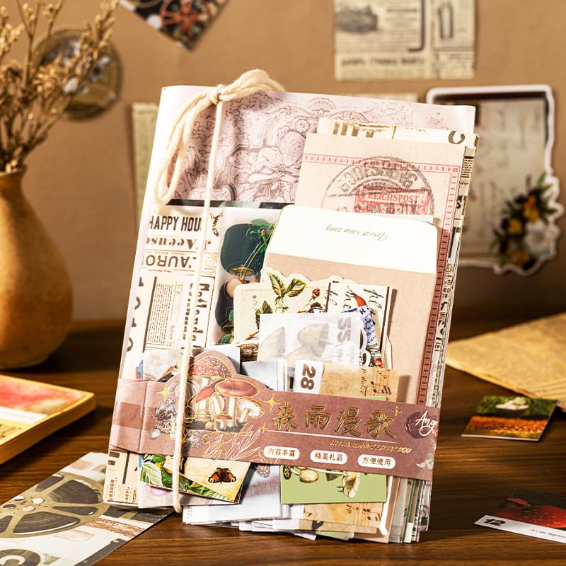 New Vintage & Dreamy Series Stickers, Scrapbooking Materials, Niche Artistic Tags, DIY Decorative Paper