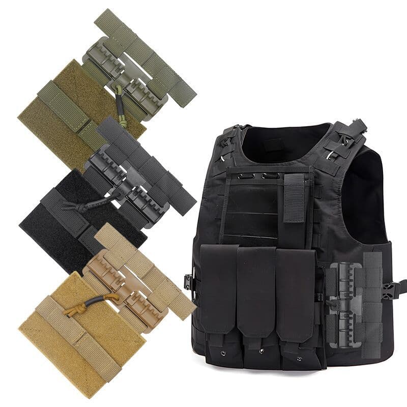 Cross-border Amazon Hot-selling Tactical Vest Tubes Universal MOLLE Quick Release Buckle JPC CPC