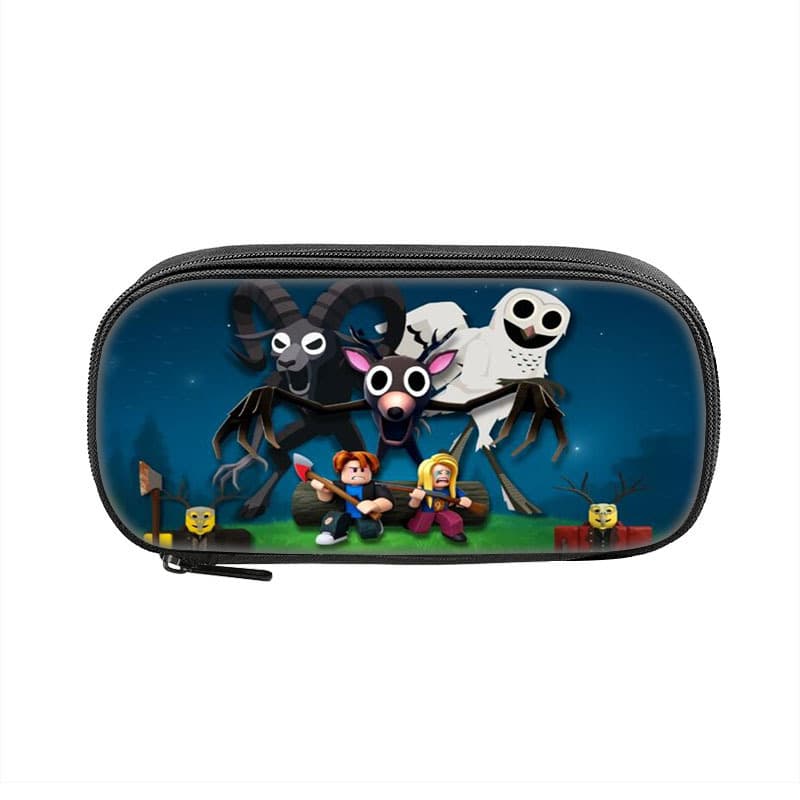 Cross-border ROBLOX-99 night printed pencil bag Roblox series primary and secondary school student pencil stationery bag
