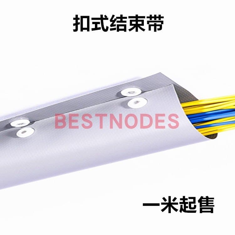 PVC Snap-Fit Conduit with PC/WB Buckles for Wire Harnessing, Cable Wrap and Protection Sleeve