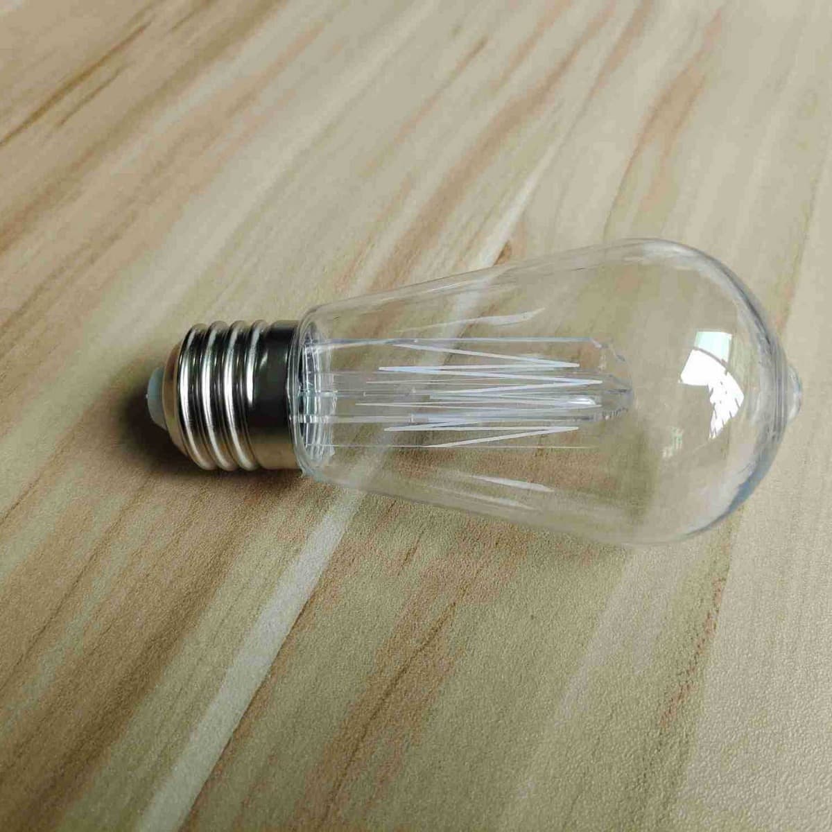 Manufacturer Lamp Shade 50*90mm 45*66mm 40*50mm PET Transparent Bulb Cover String Light Transparent Bulb Housing