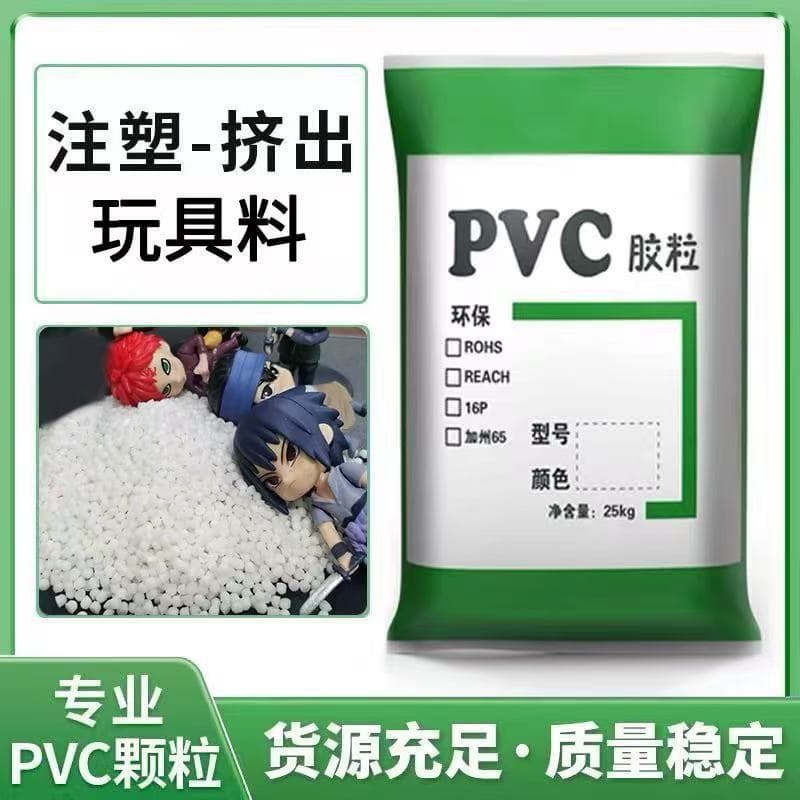Manufacturer of PVC granules, PVC toy material, injection molding raw material, white PVC, EU environmentally friendly, odorless, export grade 90.