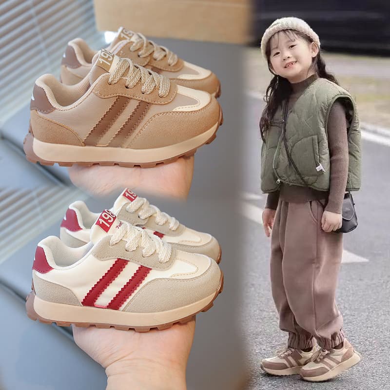 Baby Children's Sports Shoes 2025 Spring Autumn New Walking Shoes Boys Soft Sole Breathable Agassi Shoes Girls Toddler Shoes