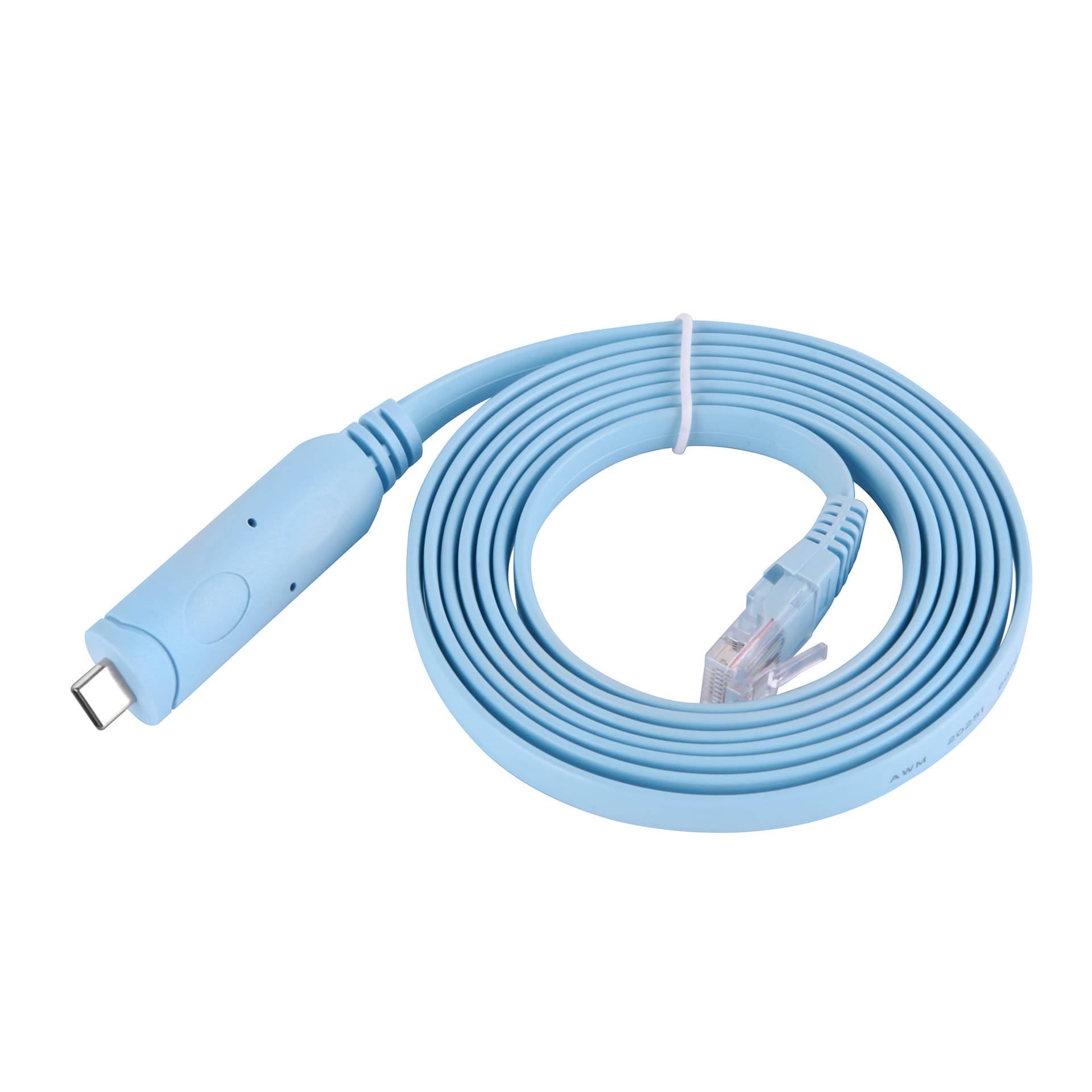 1m to 5m TYPE-C to RJ45 Console Cable RS232 for Cisco Router Serial Debug Cable
