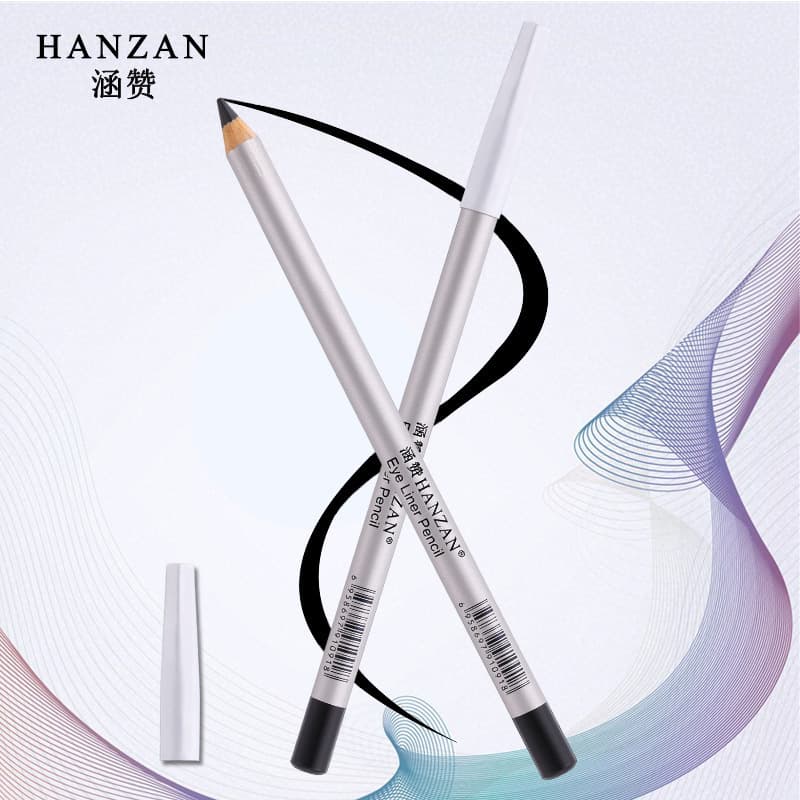 Han Zan Wooden Eyeliner Pencil Fine Eyeliner Waterproof Smudge-proof Long-lasting Non-fading Eyeliner Wholesale