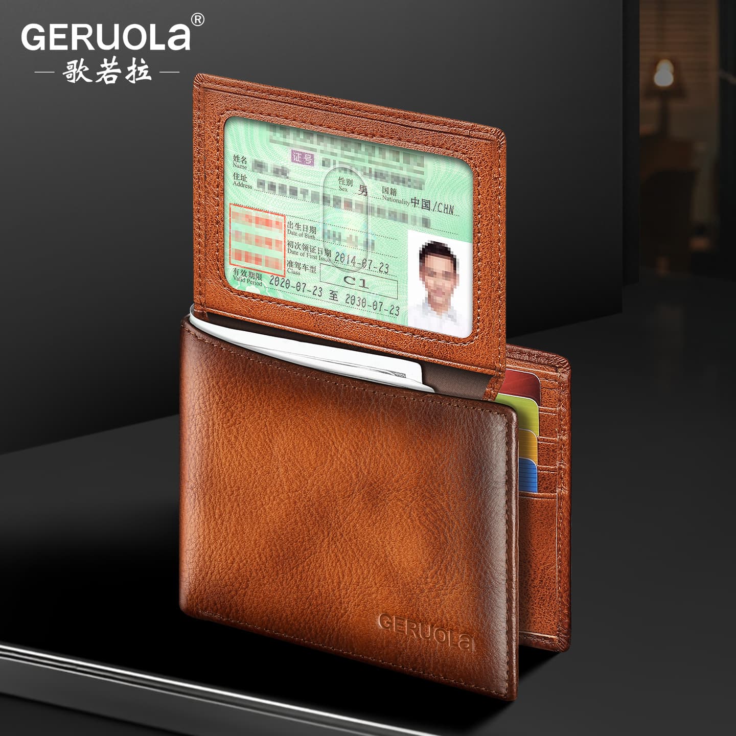 Cross-border Genuine Leather Wallet for Men 2025 New Style Card Holder Minimalist Top Layer Cowhide Wallet Multi-card Slot Wallet