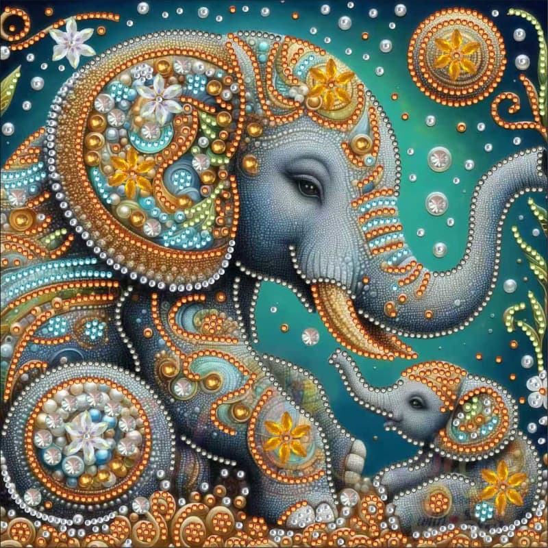 Cross-border Amazon Diamond Painting DIY Handmade Sticker Dot Painting Living Room Decorative Painting Crystal Sparkle Rhinestone Sticker Art