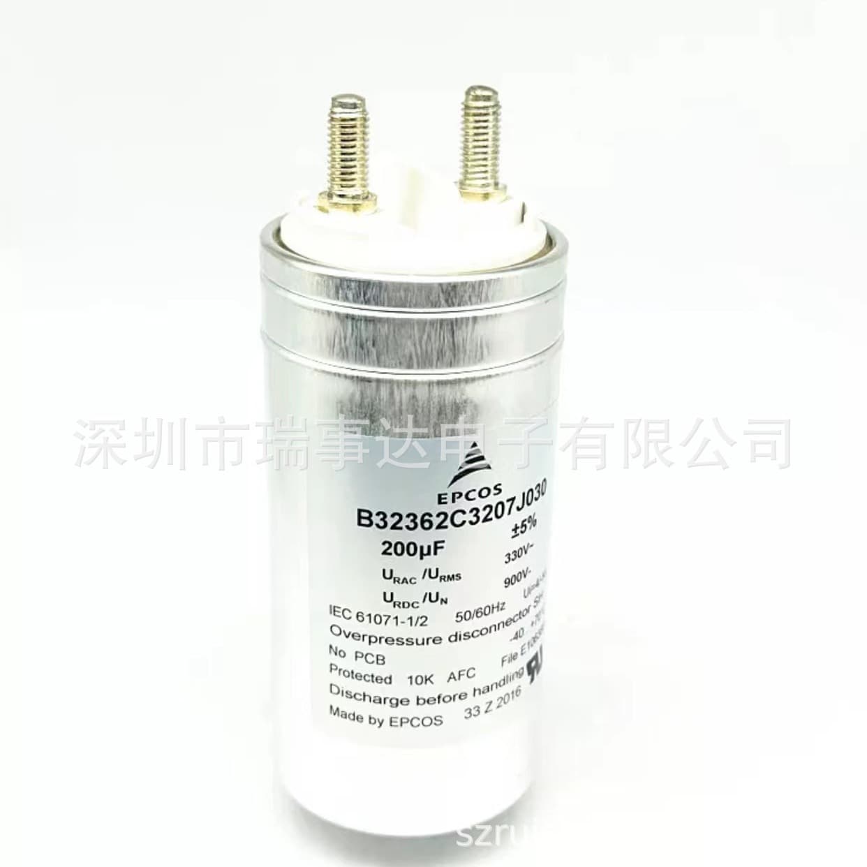 B32362S3207J030 200uF 330VAC 900VDC TDK/EPCOS Power Electronic Capacitor