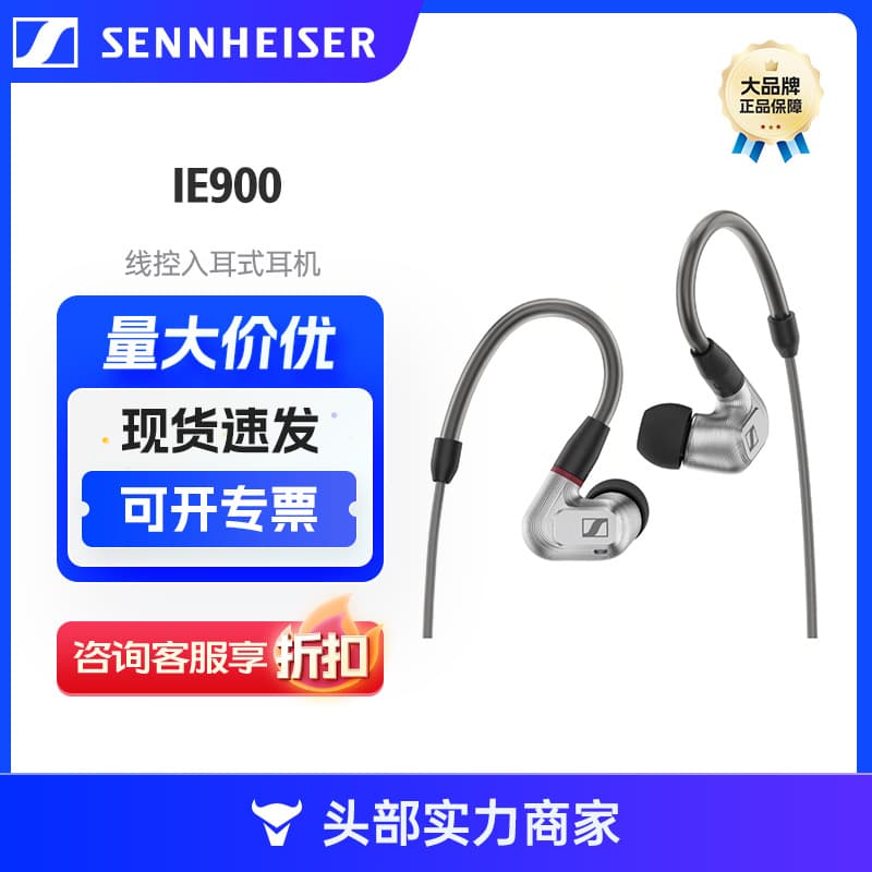 Sennheiser IE900 Wired Earphones HiFi Music High-Fidelity Dynamic Driver In-Ear