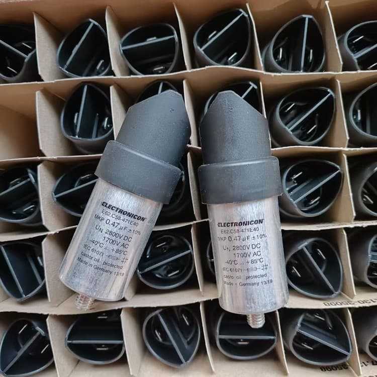 Original Box Brand New E62.C58-471E40 0.47μF 2800V ELECTRONICON High Voltage Filter Capacitor