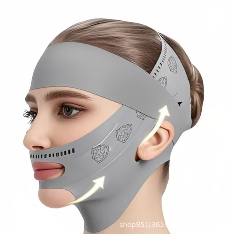Lifting Firming Double Chin Sleep Mask Anti-Sagging Breathable Band Improvement Facial Forehead Wrinkles Nasolabial Folds Cross-border